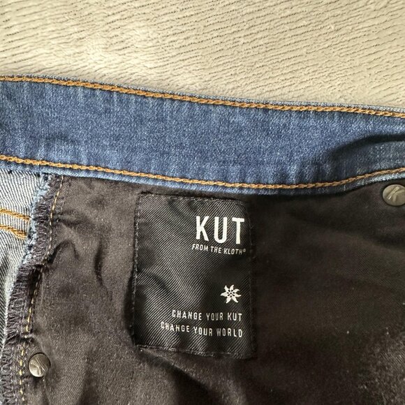 Kut from the Kloth Jeans Women W22 L27 Naomi Girlfriend Ankle Straight High Rise - Picture 10 of 12